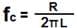 Cutoff frequency formula for a RL filter